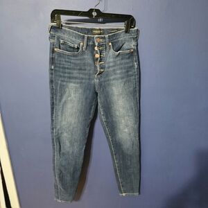 Banana Republic Women’s High Rise Skinny Ankle Jeans Medium Wash  Sz 28